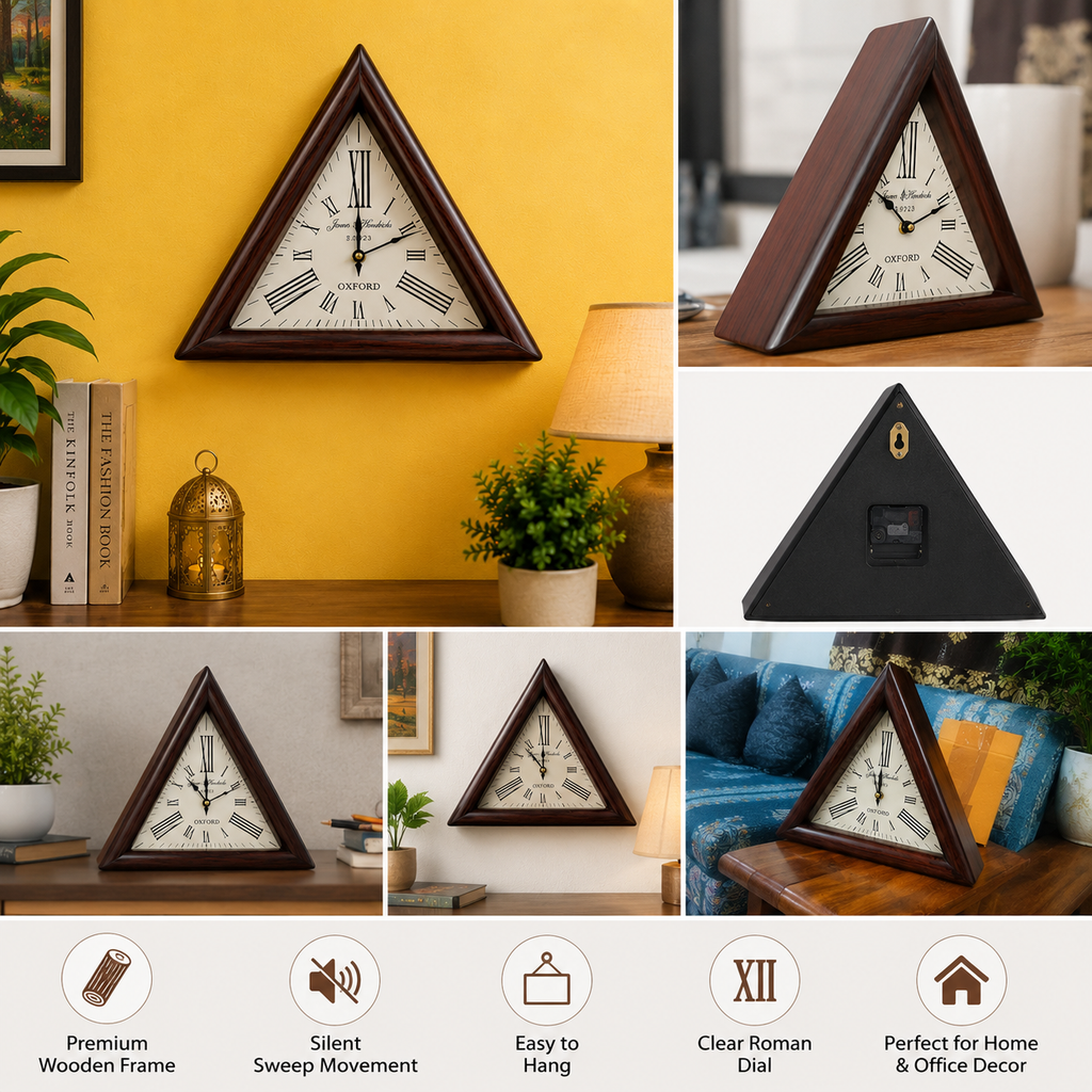 Triangular clock