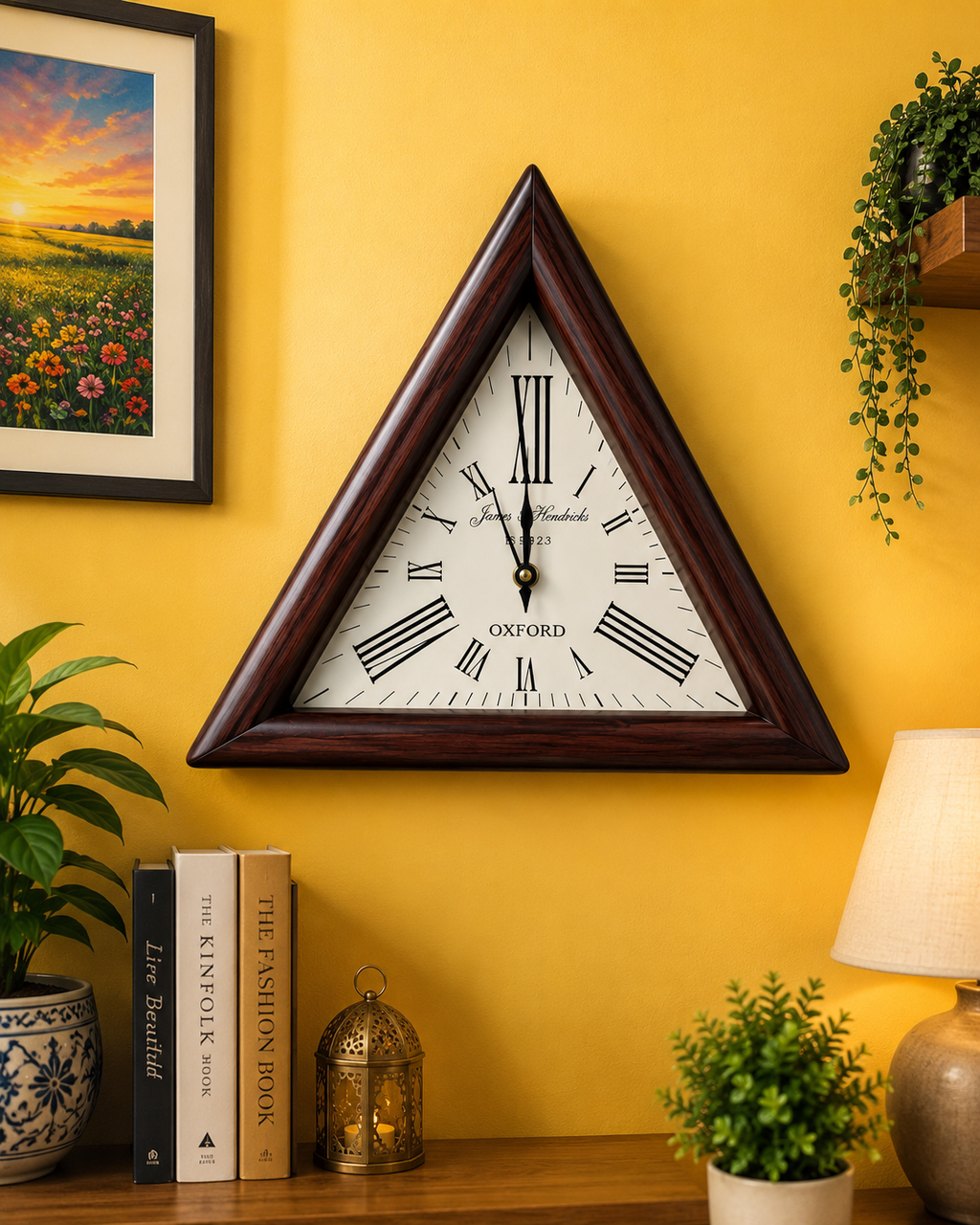 Triangular clock